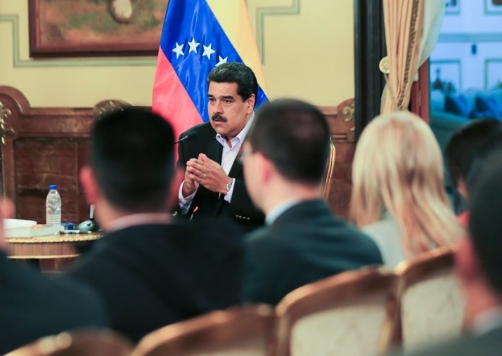 Foto: Nicolás Maduro habla sobre las sanciones de EEUU a la petrolera PDVSA el 29 de enero del 2019