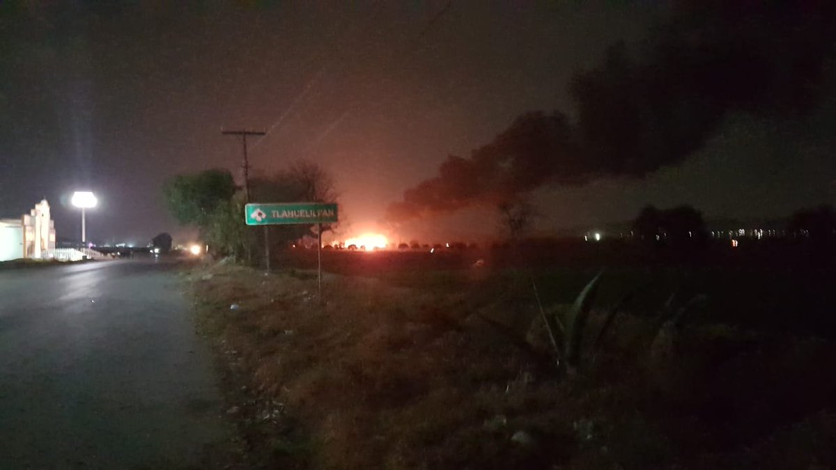 Tlahuelilpan: 21 muertos y 71 lesionados por explosión en toma clandestina