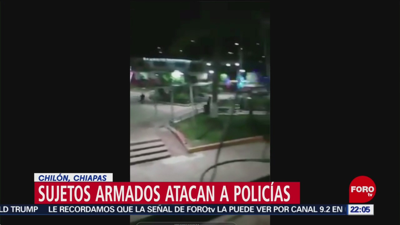 Hombres armados atacan a policías municipales de Chilón, Chiapas