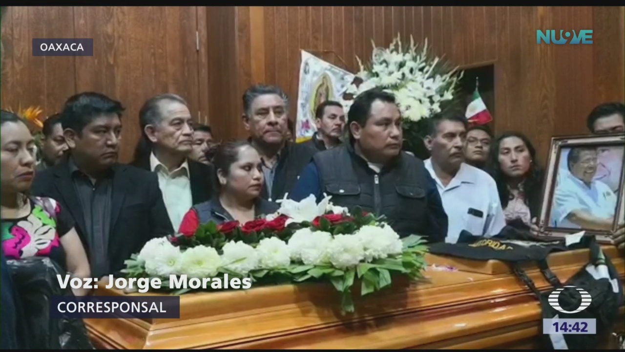Homenaje a alcalde y sindico fallecidos en Oaxaca