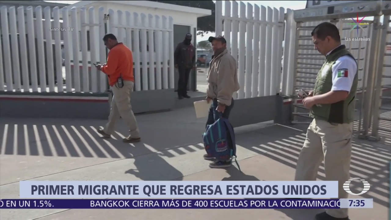 Hondureño, primer migrante que pidió asilo a EU desde Tijuana