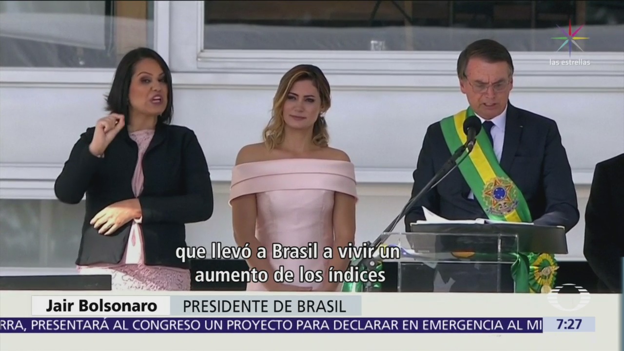 Jair Bolsonaro, así fue su investidura presidencial en Brasil