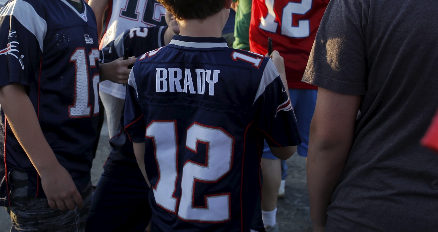 Foto: El jersey de los Patriotas de Nueva Inglaterra genera euforia, Estados Unidos, 30 de enero de 2019 (Archivo/Reuters)