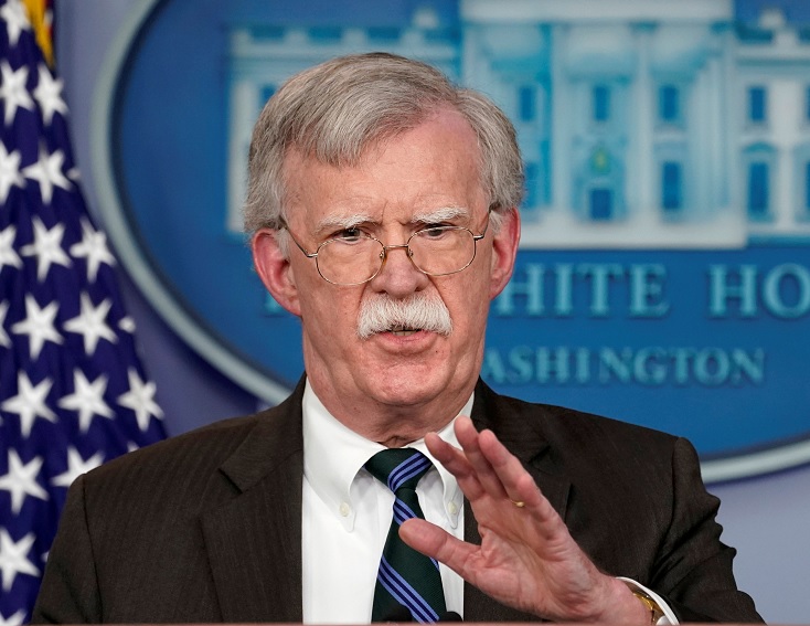 Foto: John Bolton, asesor de seguridad nacional de Estados Unidos durante una conferencia de prensa en la Casa Blanca en Washington, 27 de noviembre de 2018. (Archivo/ Reuters)