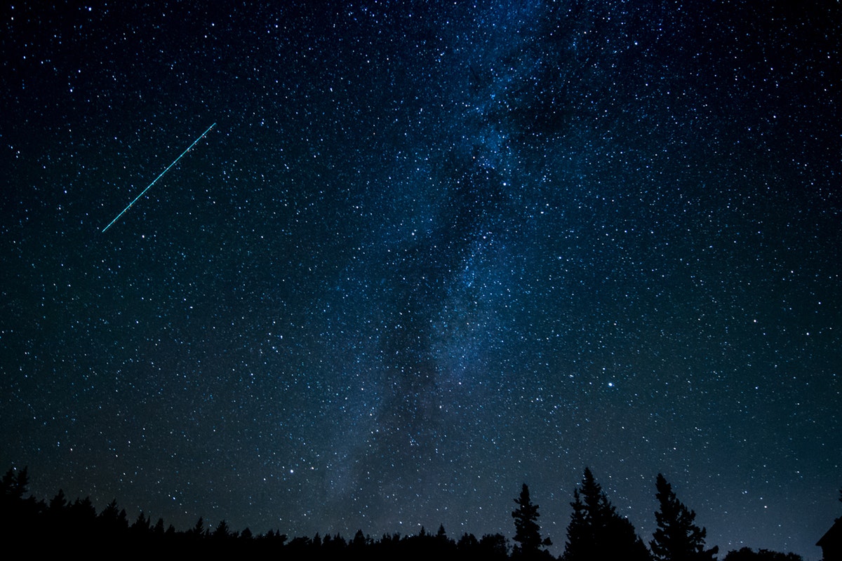 Primera Lluvia Meteoros 2019 Cuadrántidas Estrellas