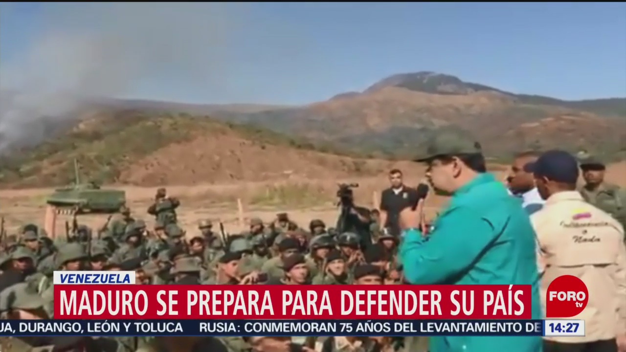 Foto: Maduro dice que se prepara para la defensa integral de Venezuela, 27enero 2019