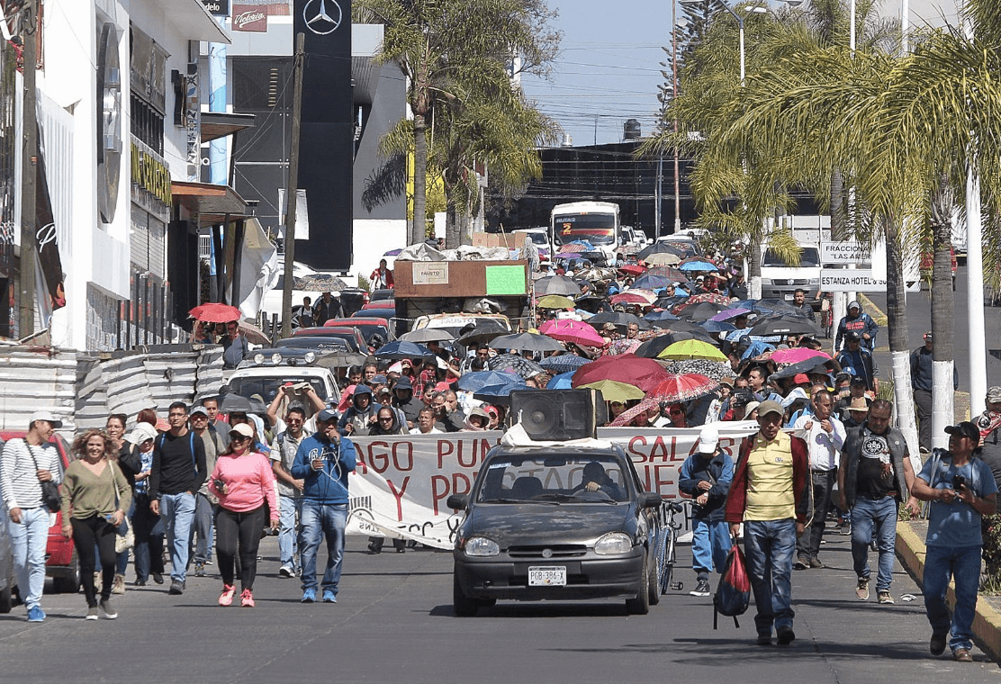 Fotos: Maestros de la CNTE marchan en Morelia, 24 de enero 2019, Michoacán