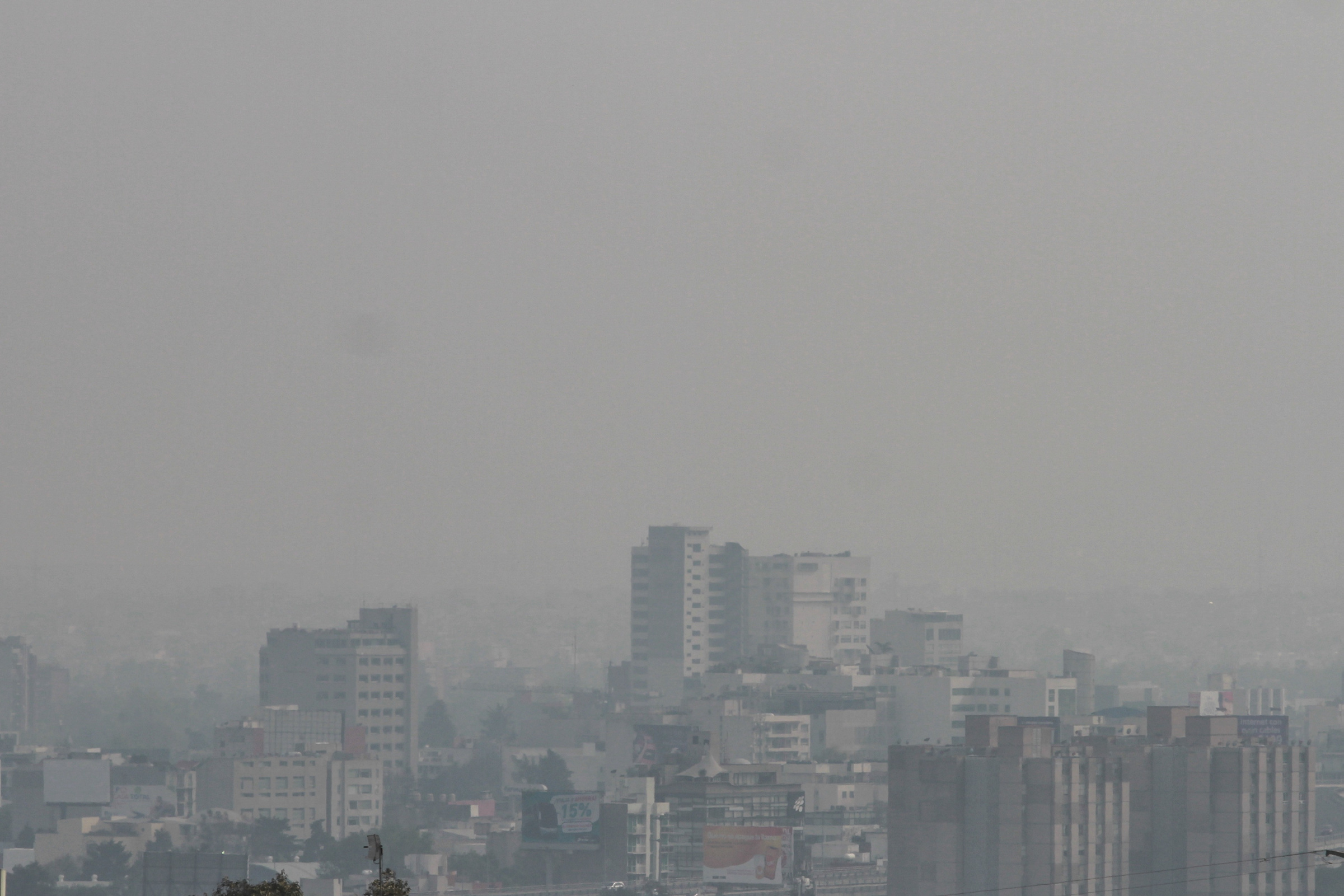 Hay mala calidad del aire en el Valle de México este miércoles