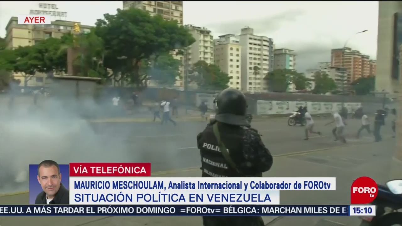 Mauricio Meschoulam analiza la situación política en Venezuela