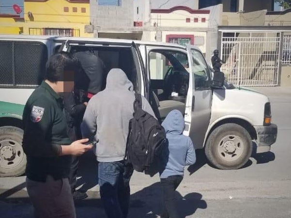 Foto: migrantes asegurados en Tamaulipas, 24 de enero 2019
