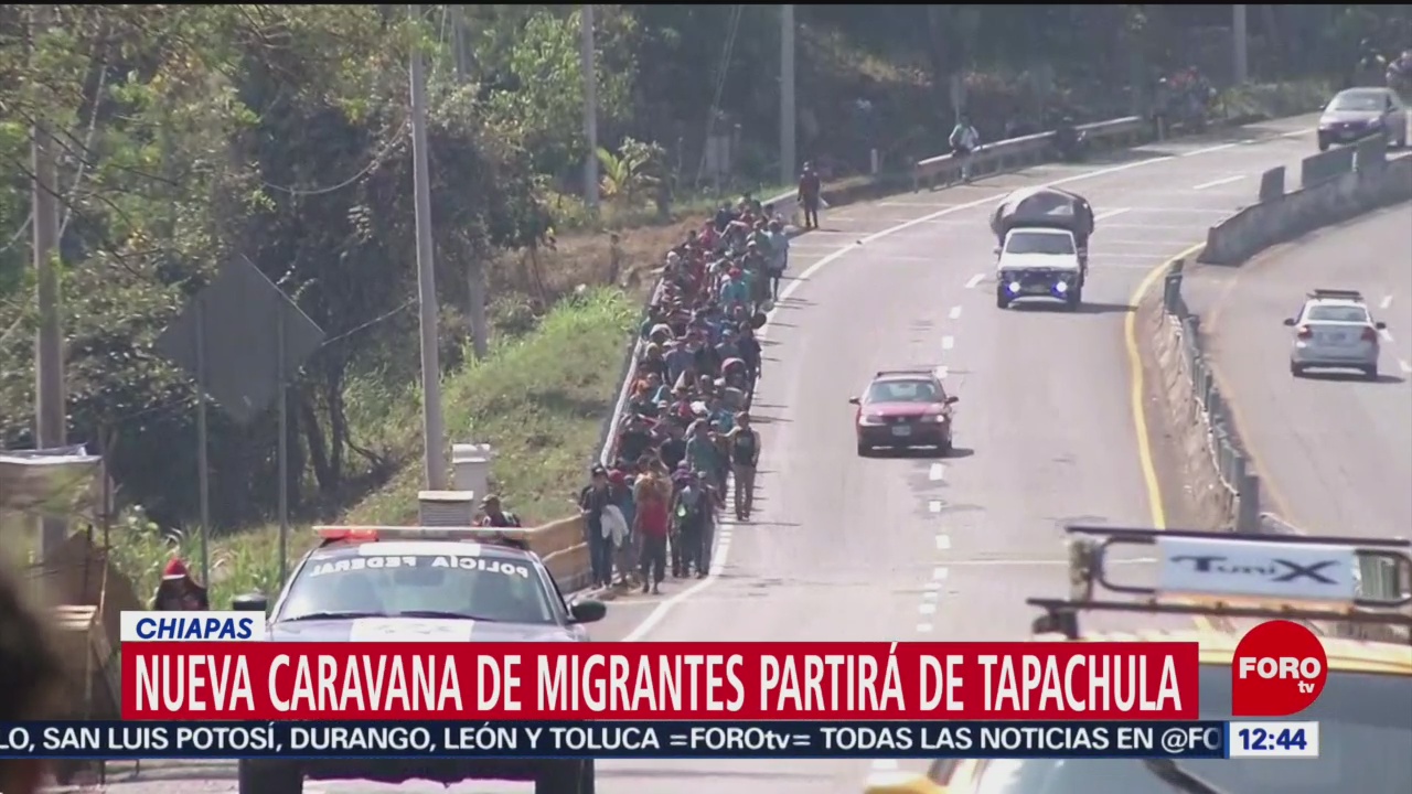 Migrantes salen de Chiapas sin recibir apoyo de la población