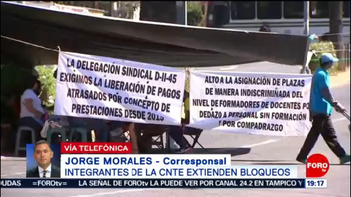 Foto: Movilizaciones Bloqueos Magisteriales Oaxaca 31 de Enero 2019
