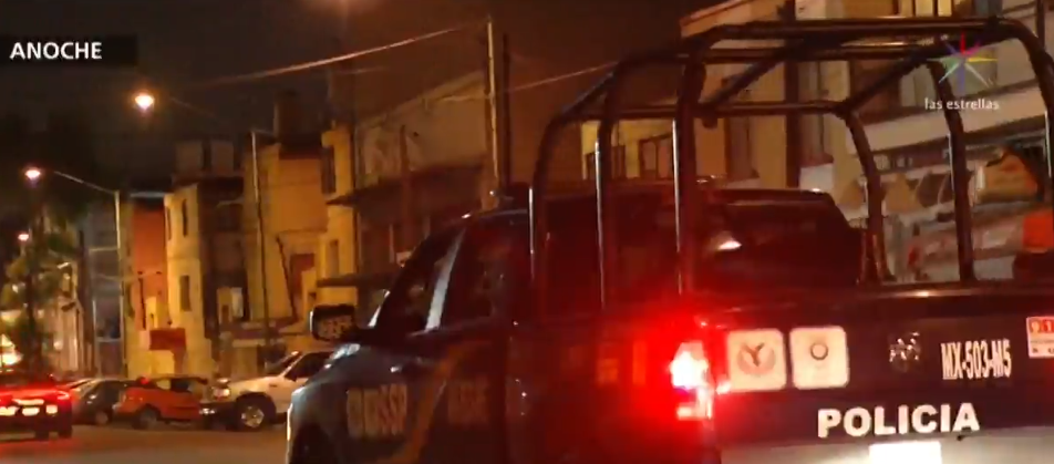 Foto: Patrulla en el barrio de Tepito, tras balaceras. 30 de enero 2019, Ciudad de México