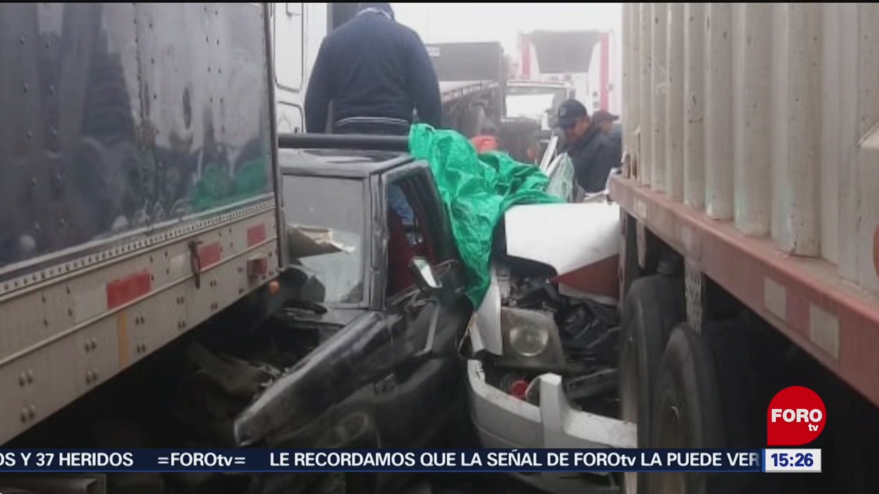 Ocho muertos deja accidente automovilístico en la autopista Veracruz-Puebla