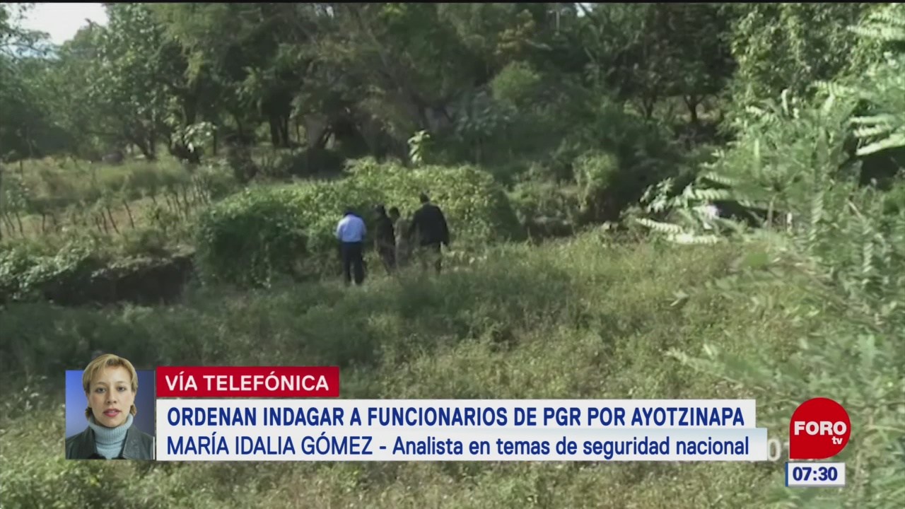 Ordenan indagar a funcionaros de PGR por caso Ayotzinapa