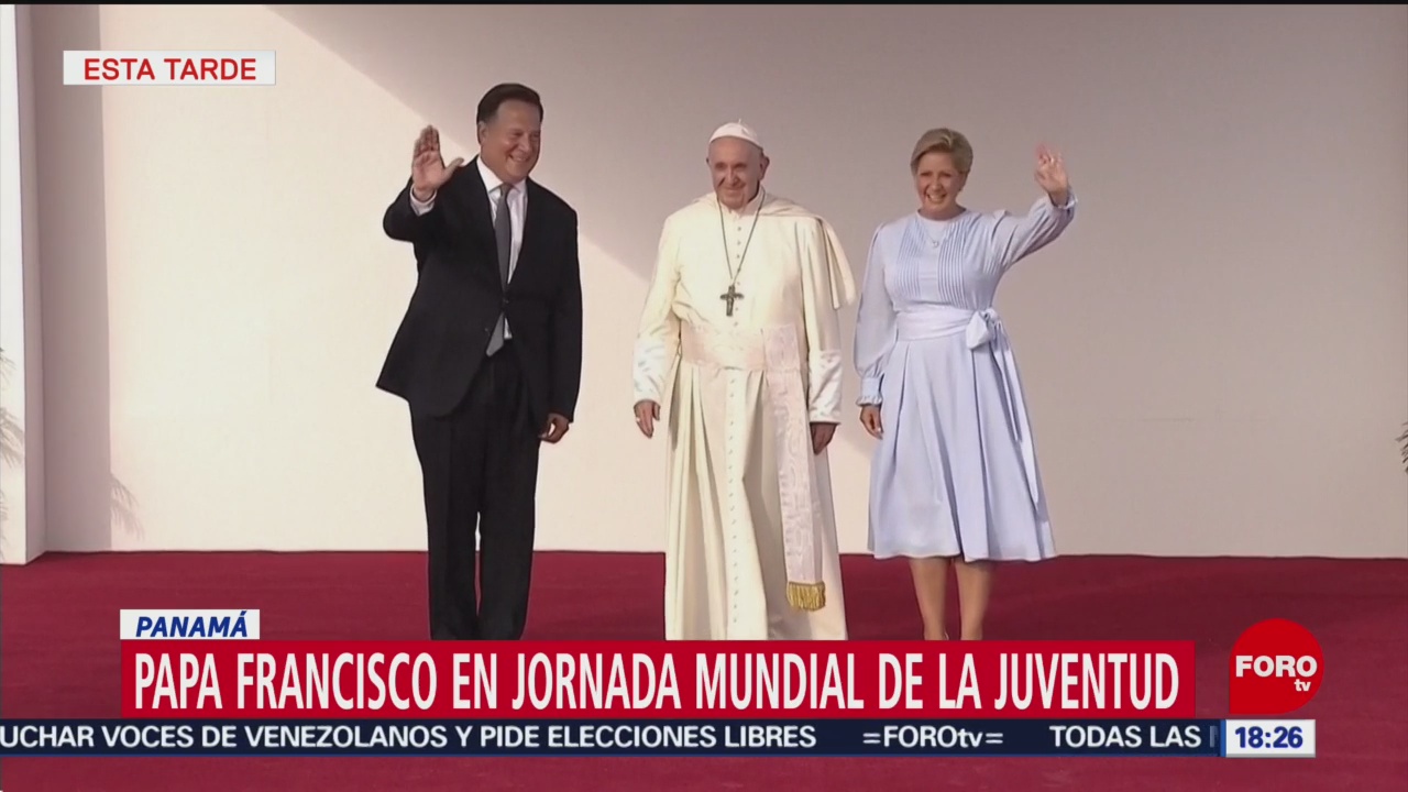 Papa Francisco se reunirá con miles de jóvenes en Panamá