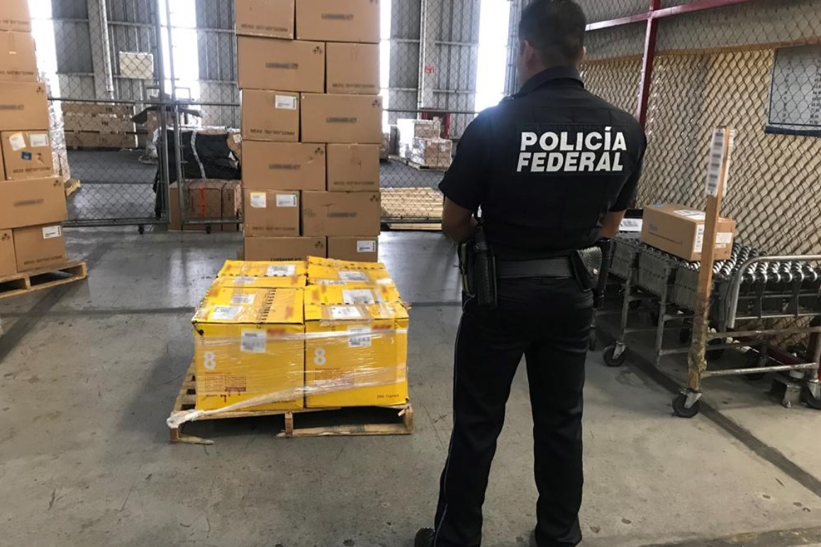 Decomisan en Guadalajara metanfetamina camuflada de jengibre, procedente de Colombia