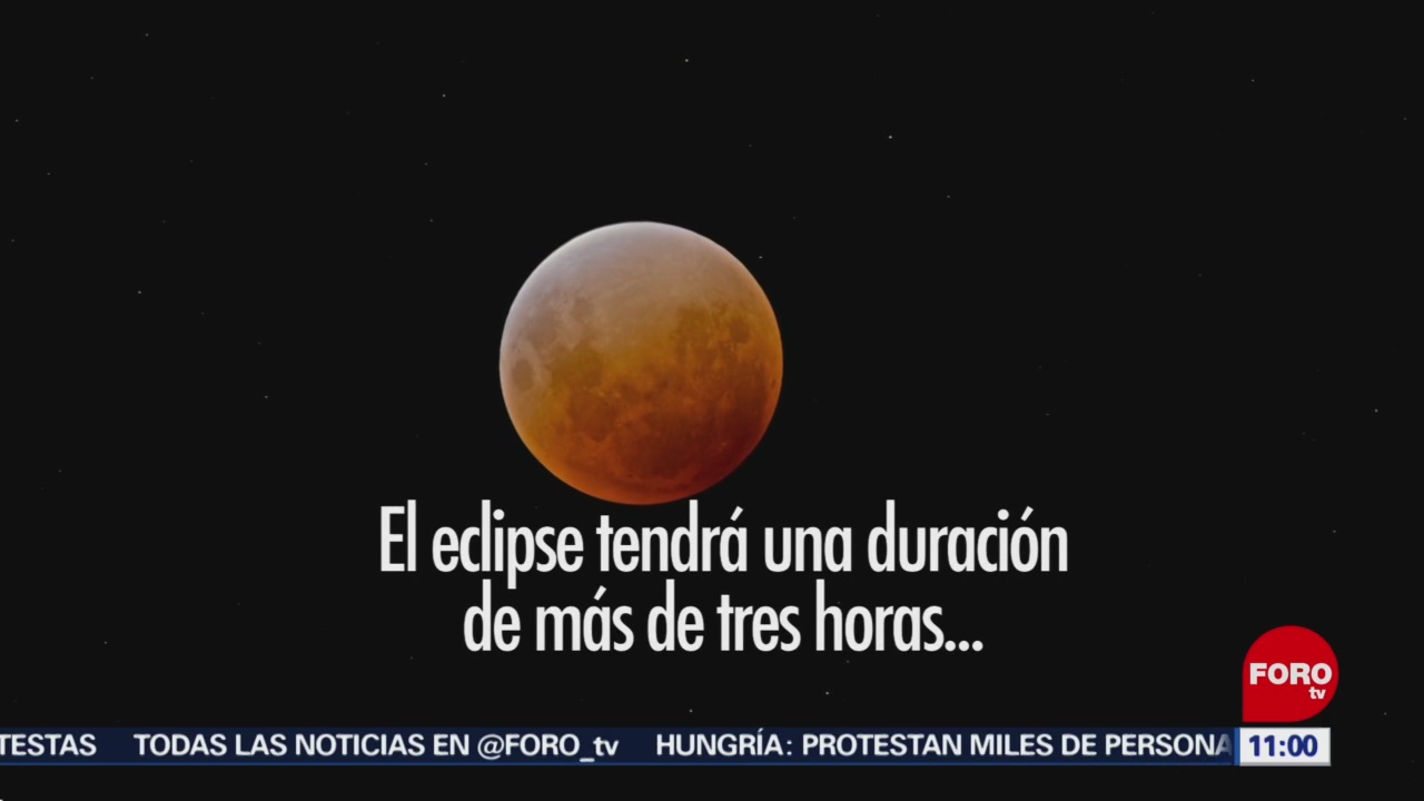Primer eclipse lunar total se podrá ver en México