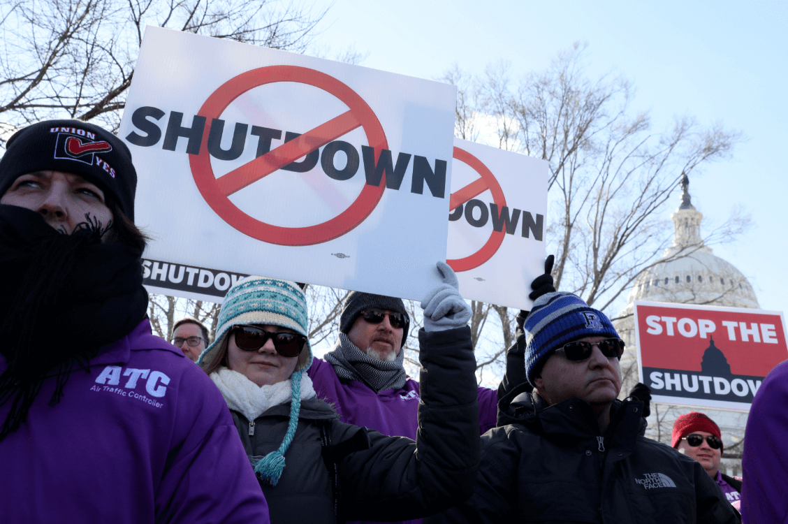 Foto: Protestas contra cierre de gobierno en Estados Unidos. 10 enero 2019, Washington, Estados Unidos