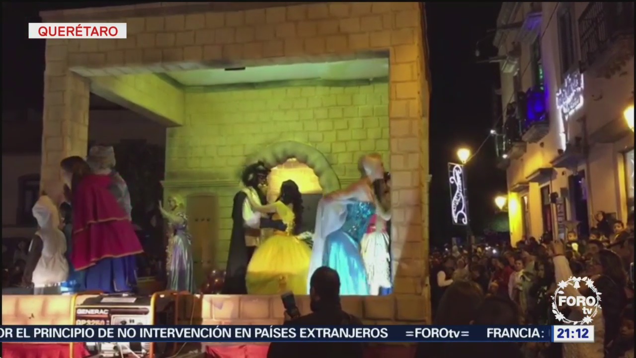 Querétaro realiza desfile por llegada de Reyes Magos