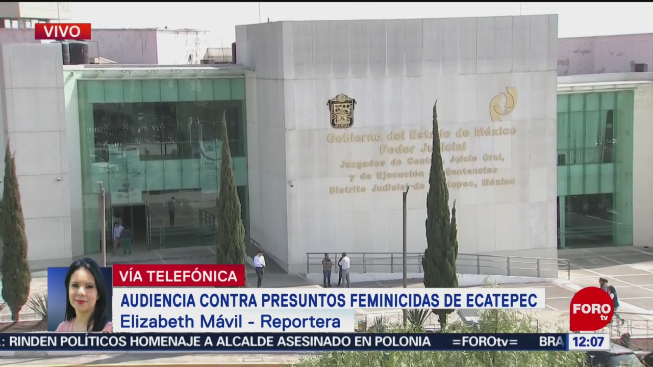 Realizan audiencia contra feminicidas de Ecatepec