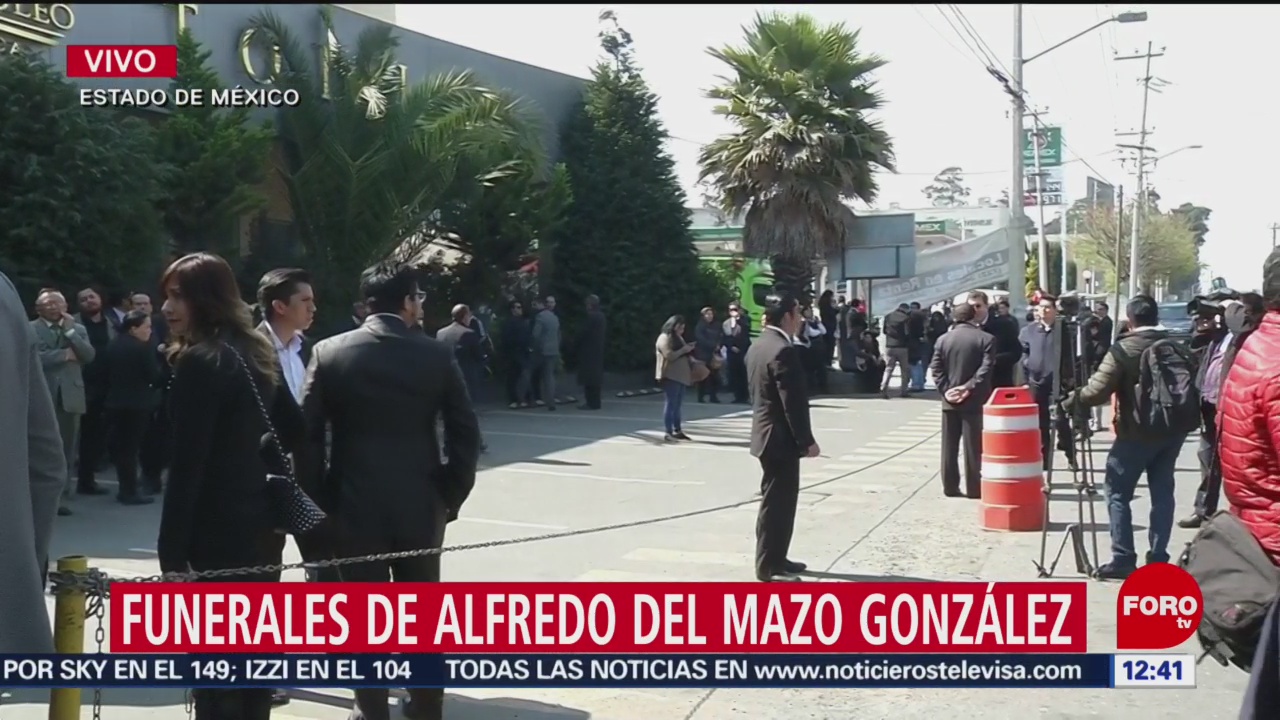 Realizan en Toluca funerales de exgobernador Del Mazo