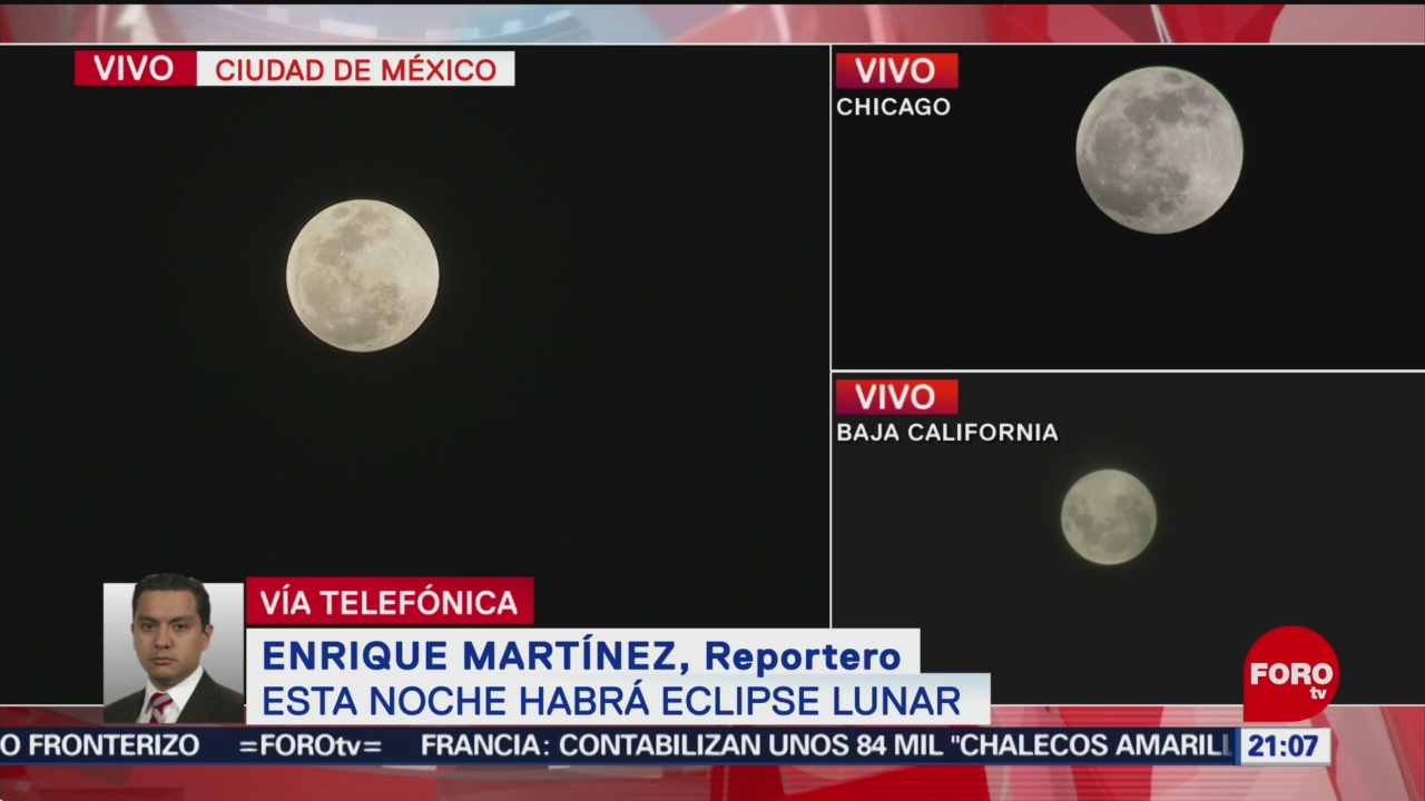 Realizan Largas Filas Para Apreciar Primer Eclipse Lunar Total En México, Eclipse Lunar Total