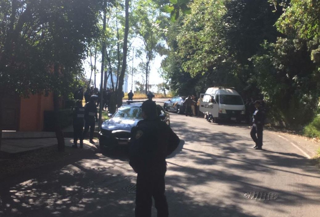 Foto: Policías de la Secretaría de Seguridad de CDMX encuentran restos humanos en Bosques de las Lomas, el 29 de enero 2019