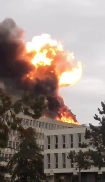 explosion en universidad de lyon deja un herido