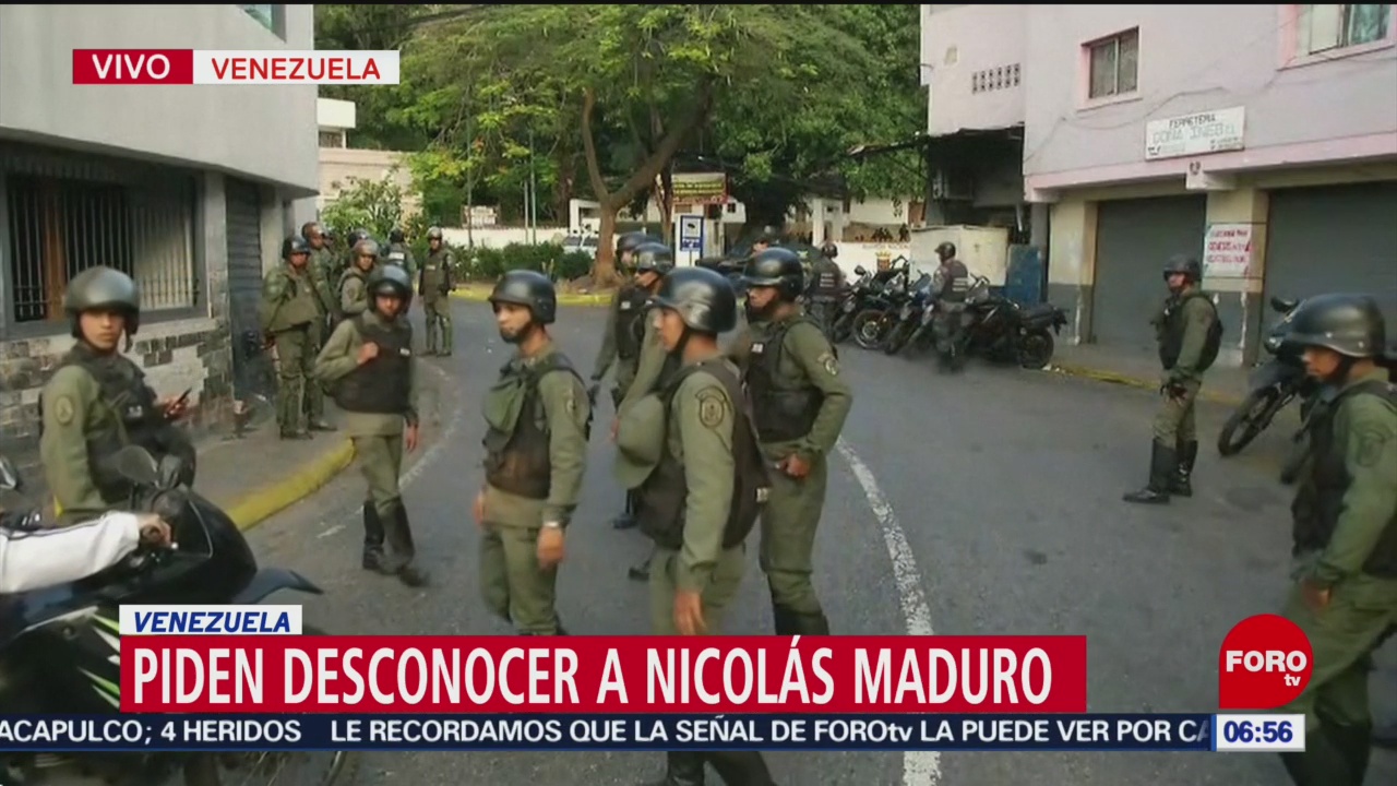 Sargento de la Guardia Nacional pide desconocer a Nicolás Maduro