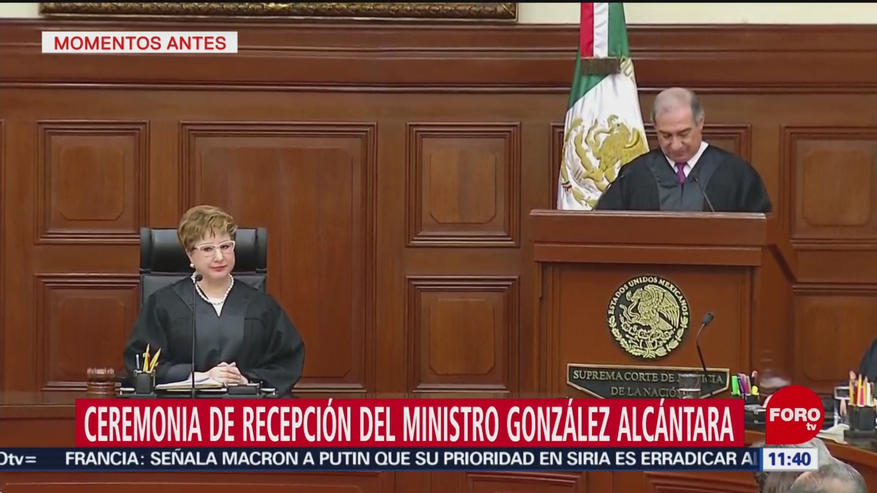 SCJN celebra investidura del ministro Juan Luis González Alcántara Carrancá