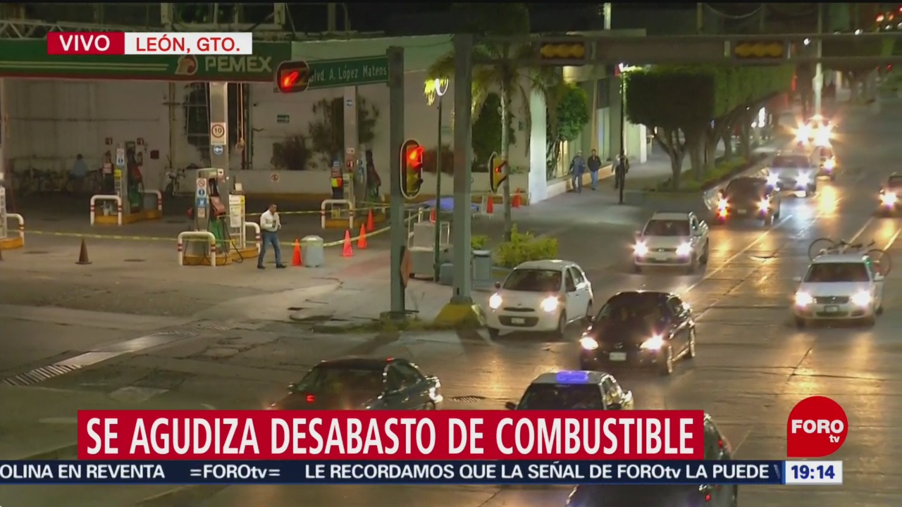 Se agudiza desabasto de combustible en León, Guanajuato