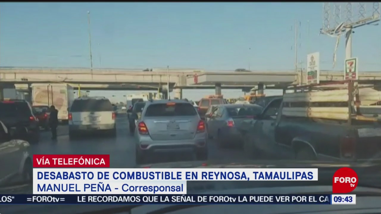 Se registra sobredemanda de gasolina en Reynosa, Tamaulipas