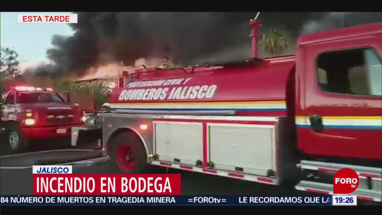 Foto: Incendio Bodega Jalisco El Salto 29 de Enero 209