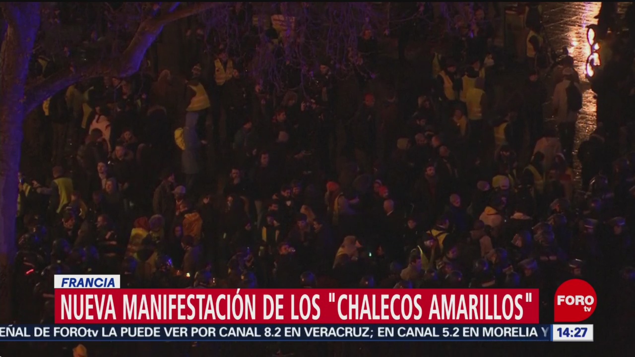Foto: Se registran protestas de ‘chalecos amarillos’ en Francia, 26 enero 2019,