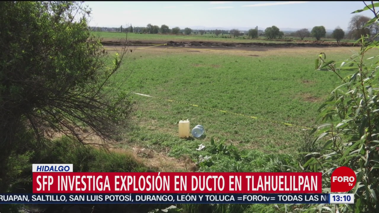 SFP investiga posibles faltas administrativas en explosión de Tlahuelilpan