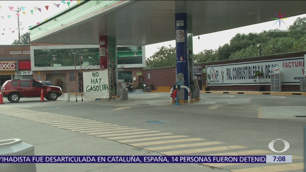Sigue desabasto de gasolina en oriente del Valle de México