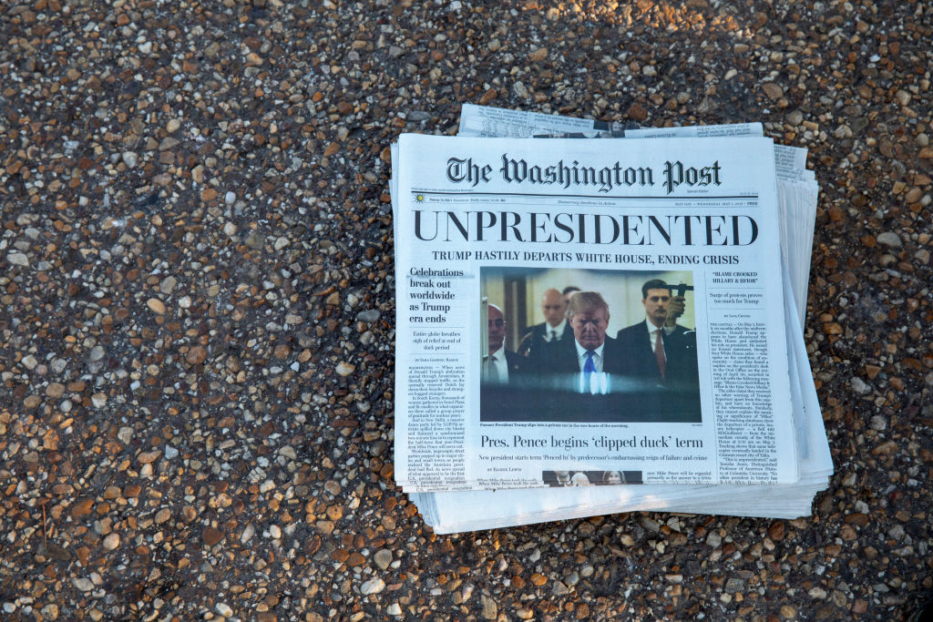 Sin presidente: ¿Anuncia The Washington Post renuncia de Trump?