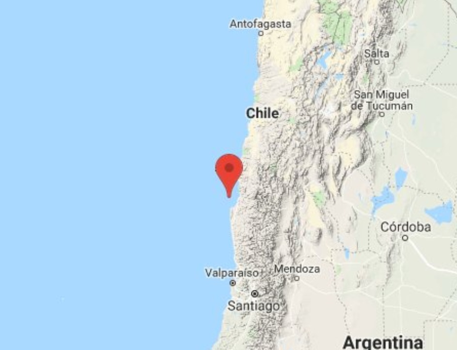 Sismo de magnitud 6.7 sacude cinco regiones de Chile