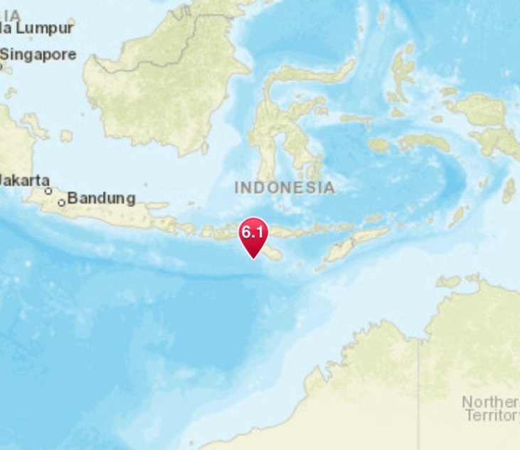 Sismo de magnitud 6.2 sacude Indonesia enero 2019