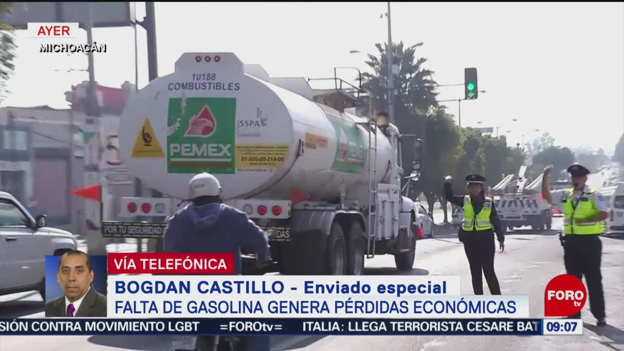 Solo 18 de 90 gasolineras tienen combustible en Morelia, Michoacán
