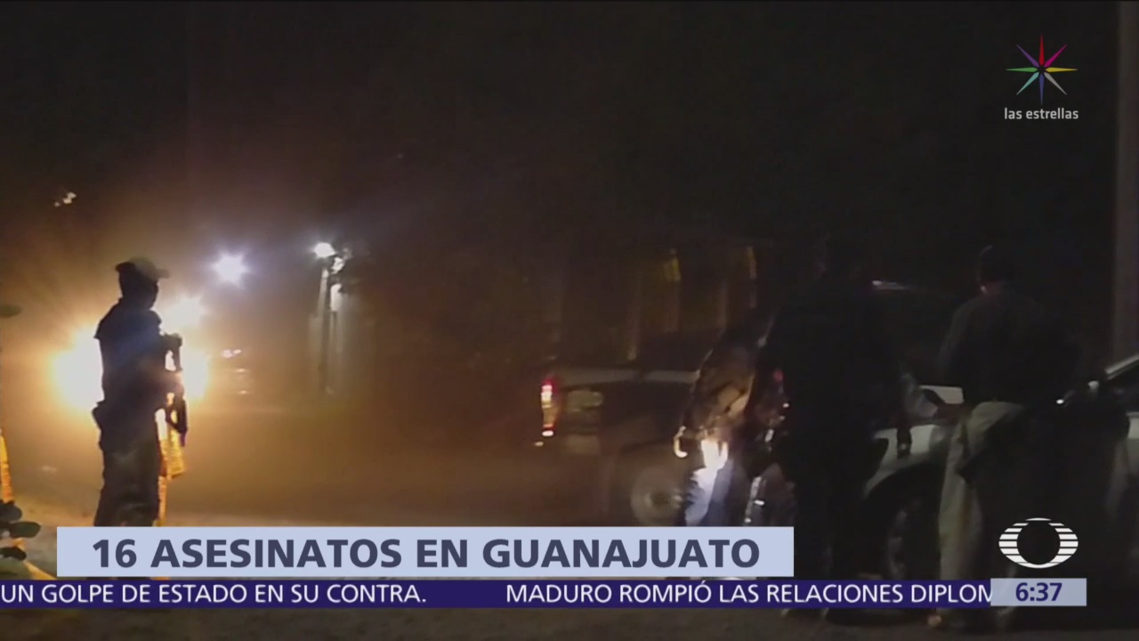 Suman 16 homicidios en Guanajuato desde el martes