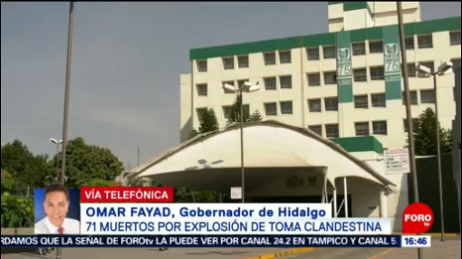 Suman 71 Muertos Por Explosión En Hidalgo: Omar Fayad, Suman 71 Muertos Por Explosión En Hidalgo, Omar Fayad, Gobernador De Hidalgo, 71 Muertos, 76 Heridos