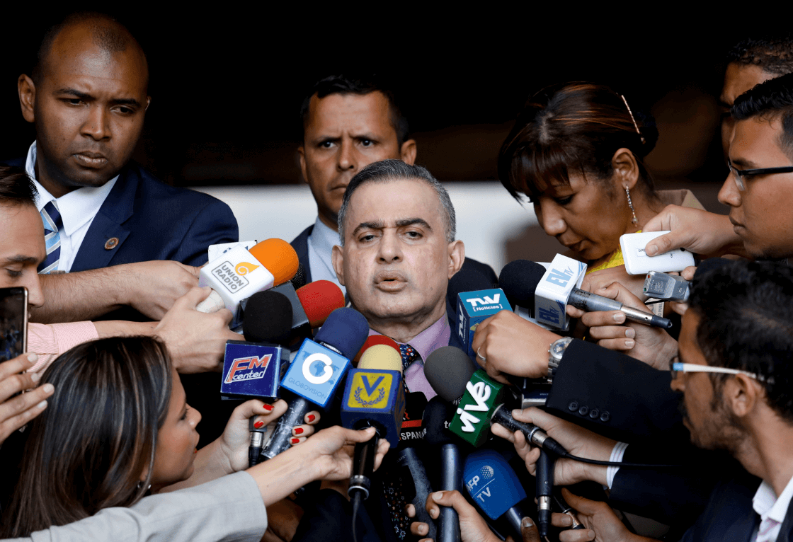 Foto: Tarek William Saab, fiscal general de Venezuela, 29 de enero 2019, Caracas, Venezuela