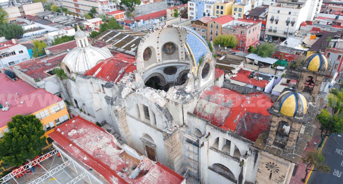 12 templos católicos CDMX, no habitables tras sismo 19S