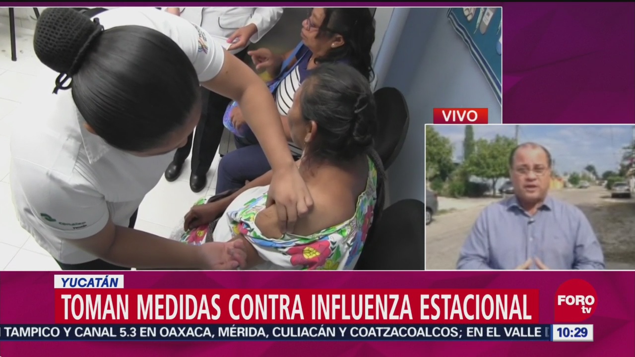 Toman medidas contra influenza estacional en Yucatán