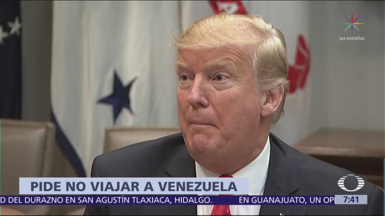 Trump afirma que Maduro está dispuesto a negociar con la oposición