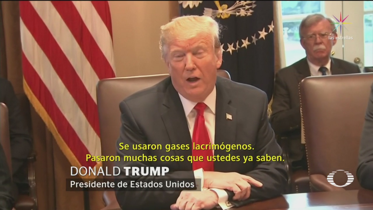 Trump Confirma Uso De Gas Lacrimógeno Contra Migrantes, Donald Trump, Uso De Gas Lacrimógeno, Migrantes, Frontera México-Estados Unidos, Migrantes Centroamericanos