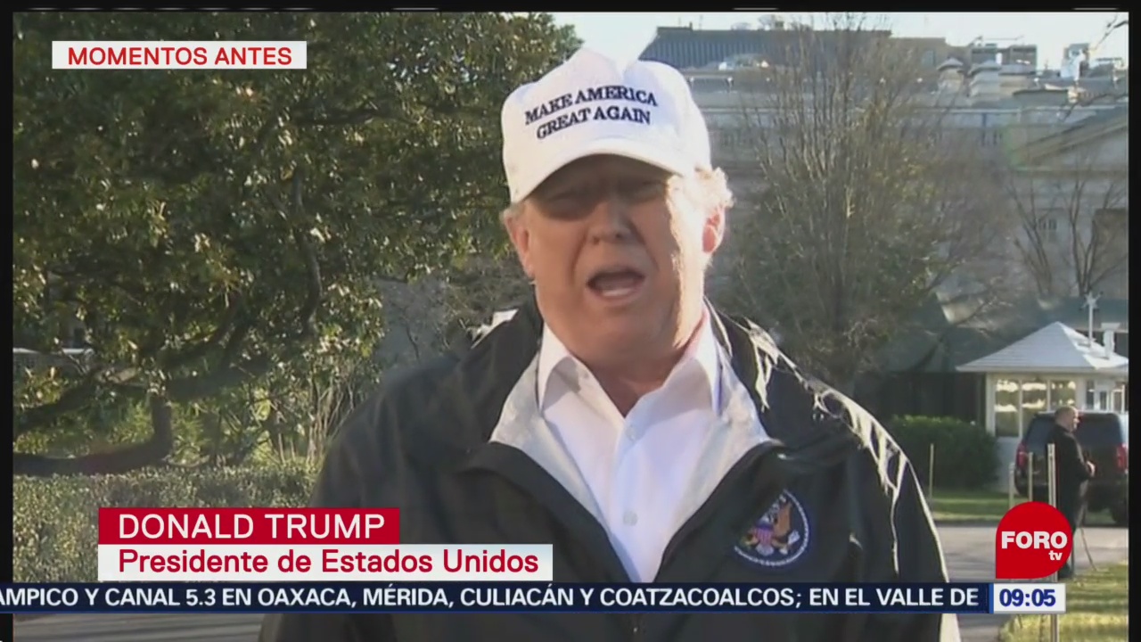Trump: Jamás dije que México me daría cheque para muro