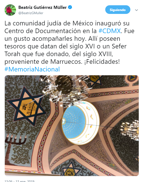 Niega AMLO que Beatriz Gutiérrez violara Estado laico